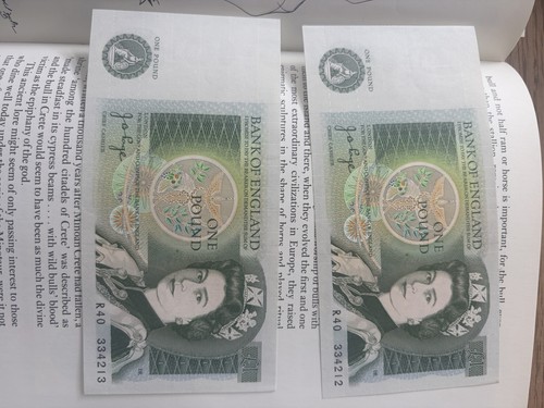 Old bank england - £1, notes