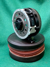 MITCHELL 710 AUTOMATIC FLY REEL. NEAR MINT IN A GOOD BOB CHURCH REEL CASE