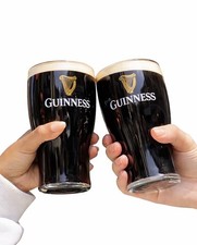 2x Guinness Tulip Pint Glasses
