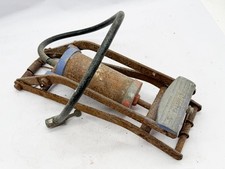 VINTAGE MASTERS FOOT PUMP CAR BICYCLE TYRE INFLATOR GARAGE TOOL SPARE PARTS