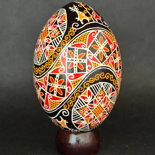 Real ukrainian pysanky goose - real,