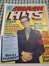 Vintage SMASH HITS Magazine FEBRUARY 1979 Costello Clash Elton Rachel Sweet S602