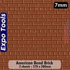 Textured Sheet Range EXPO Brick Block Stone Slate 2mm 4mm 7mm 