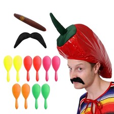 Mexican fiesta chilli hat - hat, and