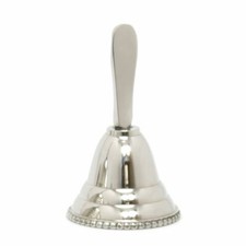 7x4cm Small Hand Held Service Bell - School Bell, Dinner Bell, Reception Bell