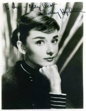 AUDREY HEPBURN Signed