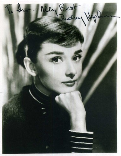 Audrey hepburn signed - audrey,