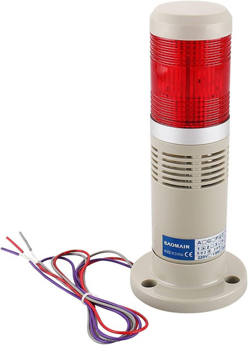 Alarm warning continuous light - alarm,