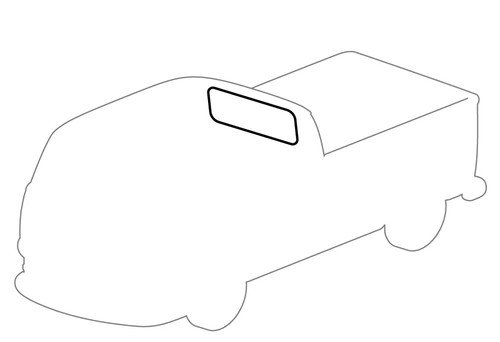 Rear window seal pick t2 - window,