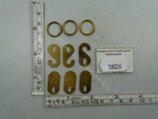 WARMINK GRANDFATHER CLOCK CHAIN HOOKS AND RINGS