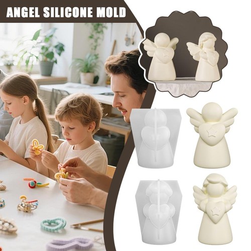 Silicone angel mold candle - silicone,