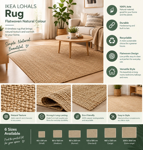 Ikea lohals rug flatwoven - ikea, rug,flatwoven