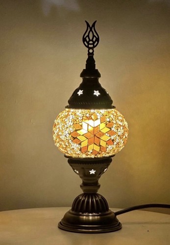 Turkish moroccan mosaic lamp - moroccan,