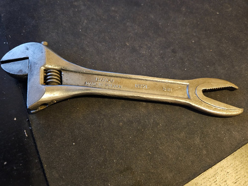 Rare antique bahco - 8", no.