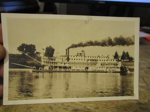 U25 old boat ship postcard - ship,