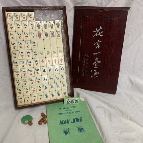 Mah jong set oriental dark - jong,