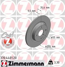 2x Brake disc solid