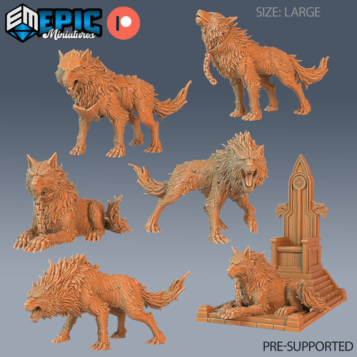 Fenrir mythic norse wolf - |, |