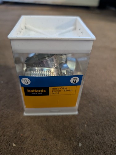Halfords hose clips 20mm 32mm - halfords, 20mm-32mm