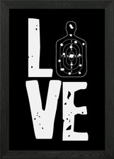 Shooting Sports Love Framed