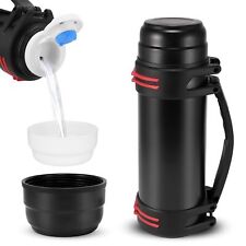 2L Thermos Flask Stainless Unbreakable Vacuum Handle Drinks Bottle Leak-Proof