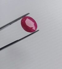 Oval Cut Red Beryl  Loose Gemstone