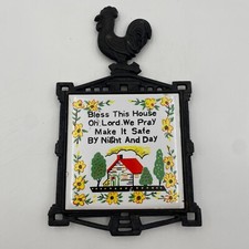 Cast Iron & Ceramic Tile 1970s