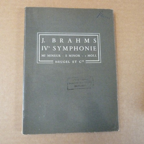 Mini pocket score brahms - score,