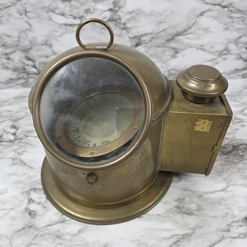 Ship binnacle brass - ship, w/latern