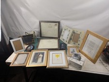 15x Vintage Frames Bundle Old Photo Picture Ornate Retro Wood Metal Job Lot