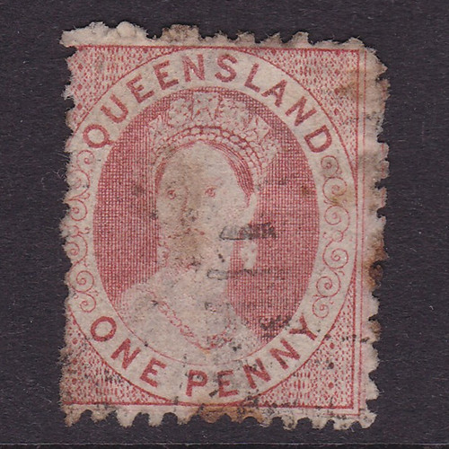 Queensland 1868 pale rose - queensland,