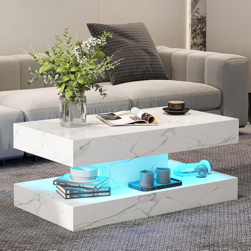 White marble coffee table for - marble,