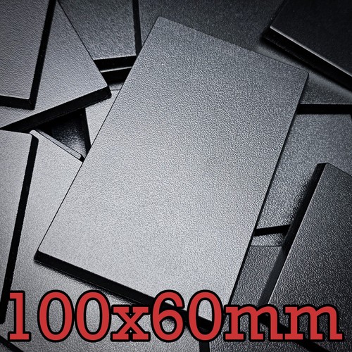 100x60mm rectangle abs bases - 100x60mm,