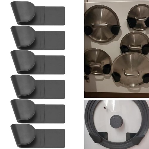 6pcs pan lid holder saucepan - 6pcs,