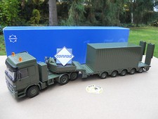 Conrad 40172 Mb 6X4 & Semi 5 Axles Military & Container 20 Ft + Free Logo