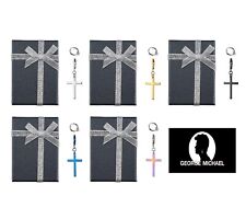 George Michael Cross Earring
