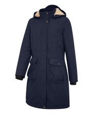Hoggs of Fife Walker Ladies Long Coat Ink Navy Women's Waterproof Jacket