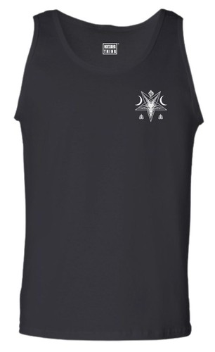 Goat head skull vest small - skull,