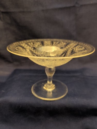 Vintage etched glass - vintage,