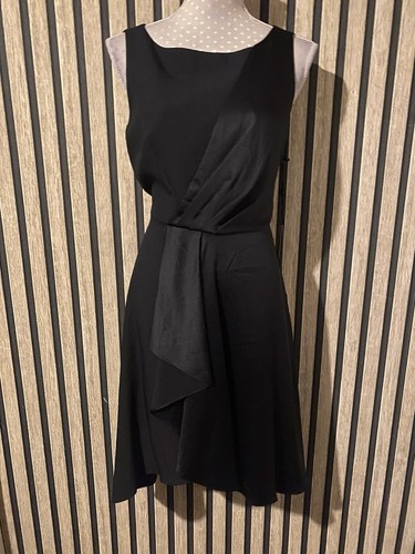 Adrianna papell black draped - adrianna,