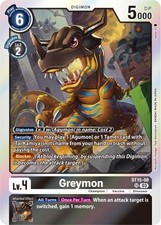 Digimon Greymon [ST15-08] [Starter Deck: Dragon of Courage] Foil Near Mint
