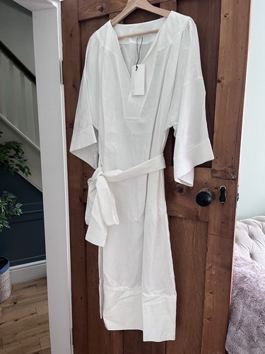 Zara white linen blend - white,