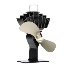 UltrAir 810CABBX Heat Powered Wood Stove Fan, Gold, Bilingual
