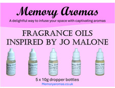 5 x 10g Fragrance Oils