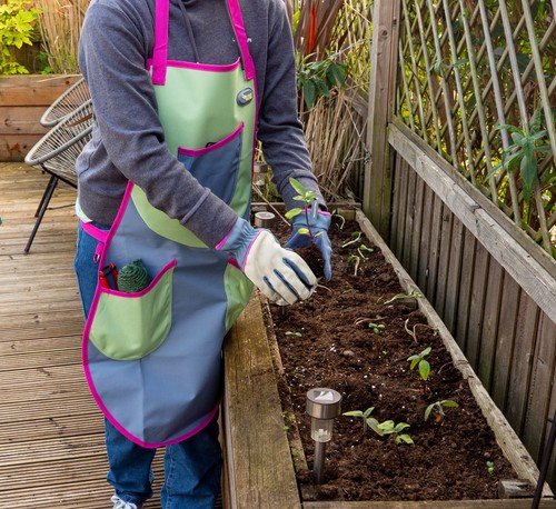 Clipglove long gardening apron - clipglove,