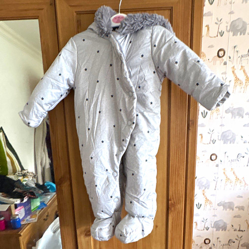 Baby hooded padded fleece - tu,