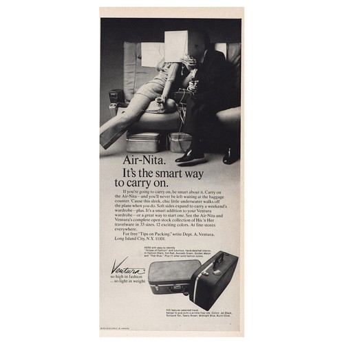 1969 air nita ventura luggage - nita,