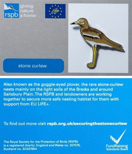 Rspb pin badge special gnah - pin,