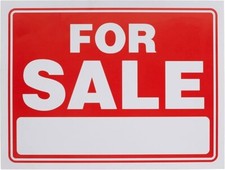 "For Sale" Sign Board Write