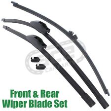 Vauxhall Vectra C Hatchback 200-2009 Front & Rear Windscreen Wiper Blades Set